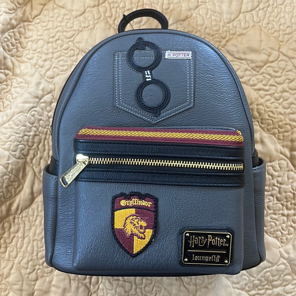 Loungefly Harry Potter Gryffindor Faux Leather Mini Backpack